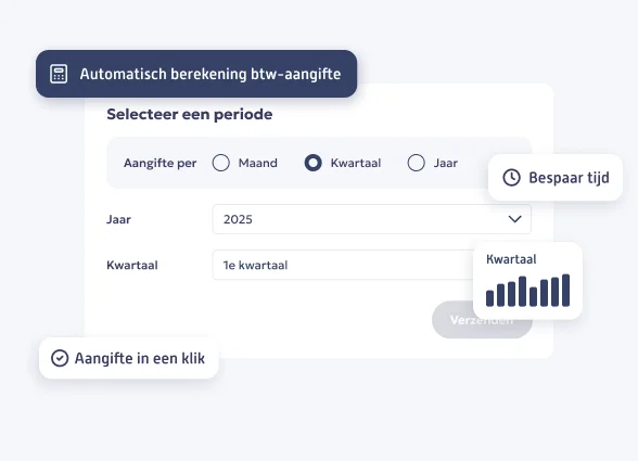 Btw-aangifte periode selecteren in e-Boekhouden.nl