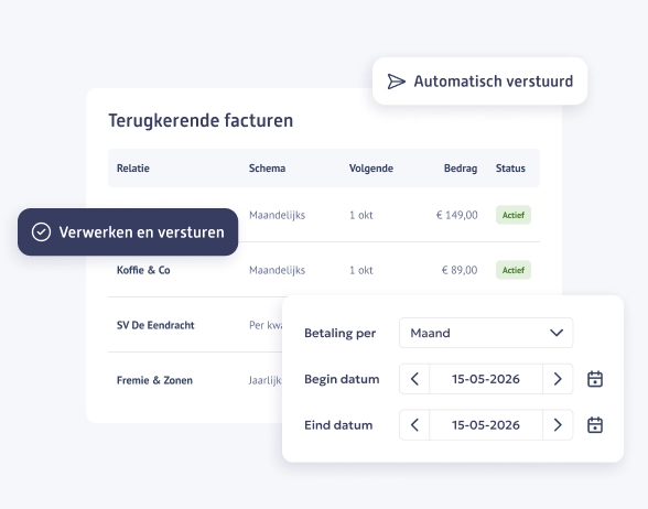 Automatisch factureren: laat je facturen zichzelf versturen