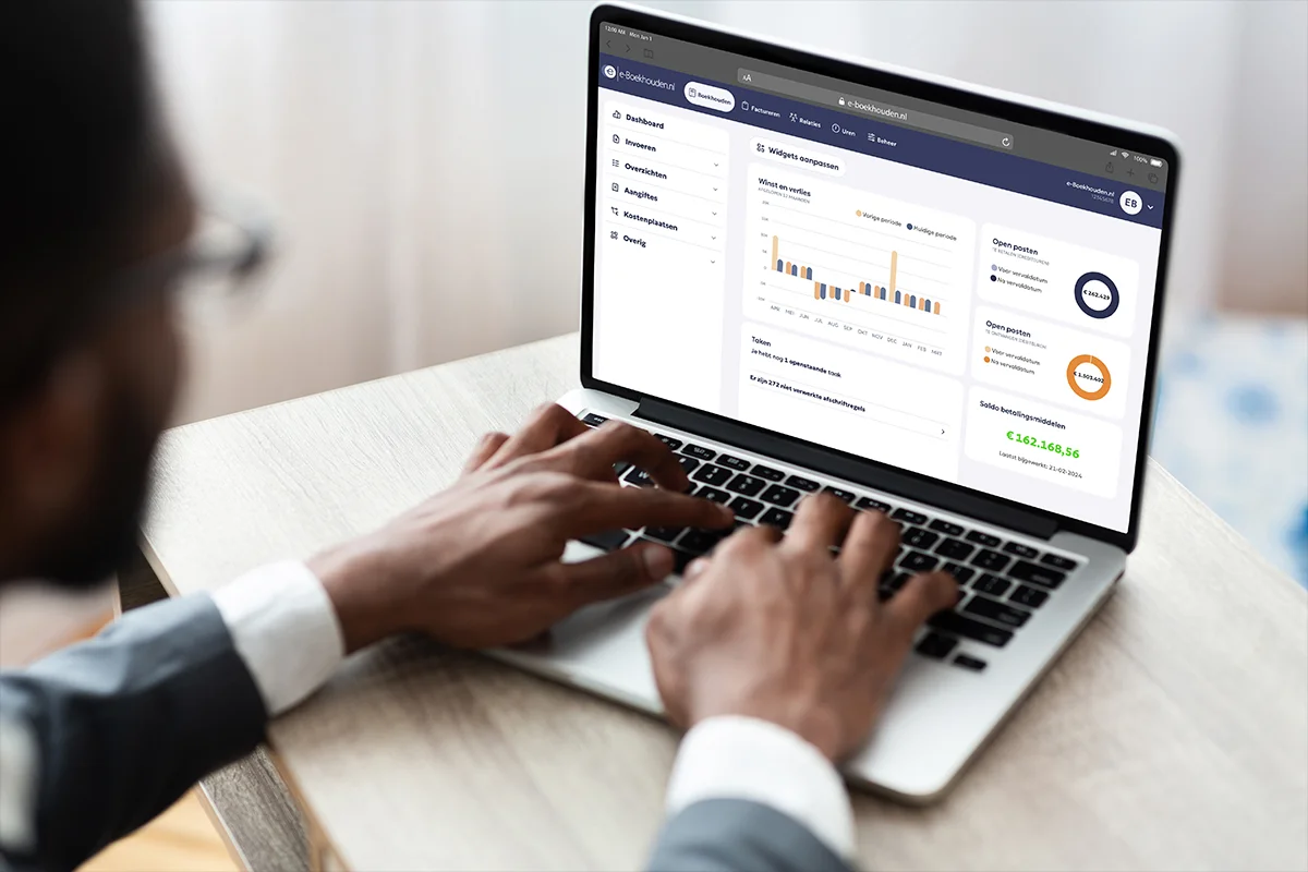 Dashboard van e-Boekhouden.nl